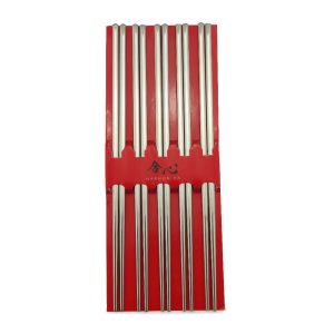 Harmonika Stainless Steel Chopstick Set 5 Pairs
