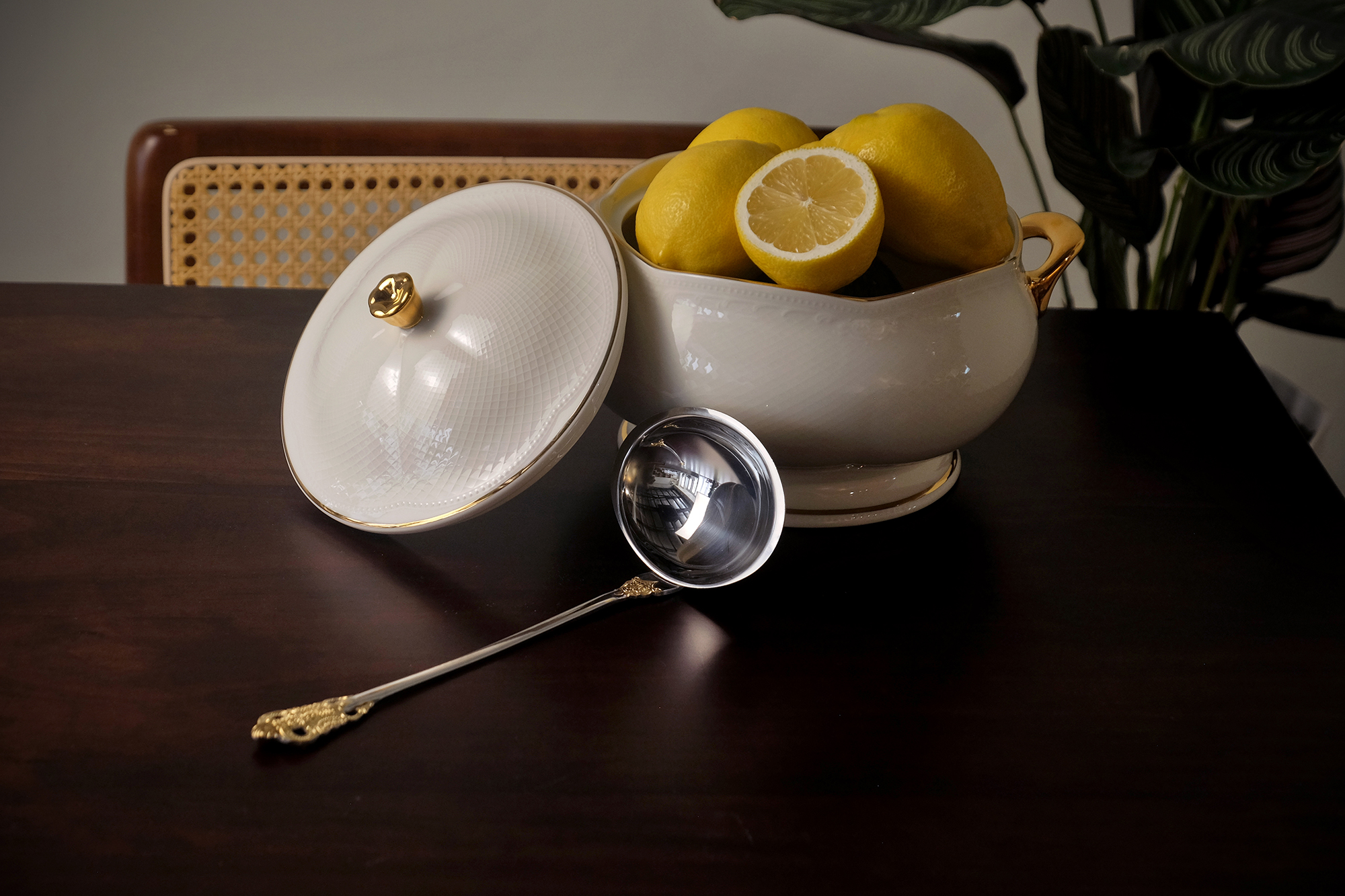 Noble Gold Soup Tureen