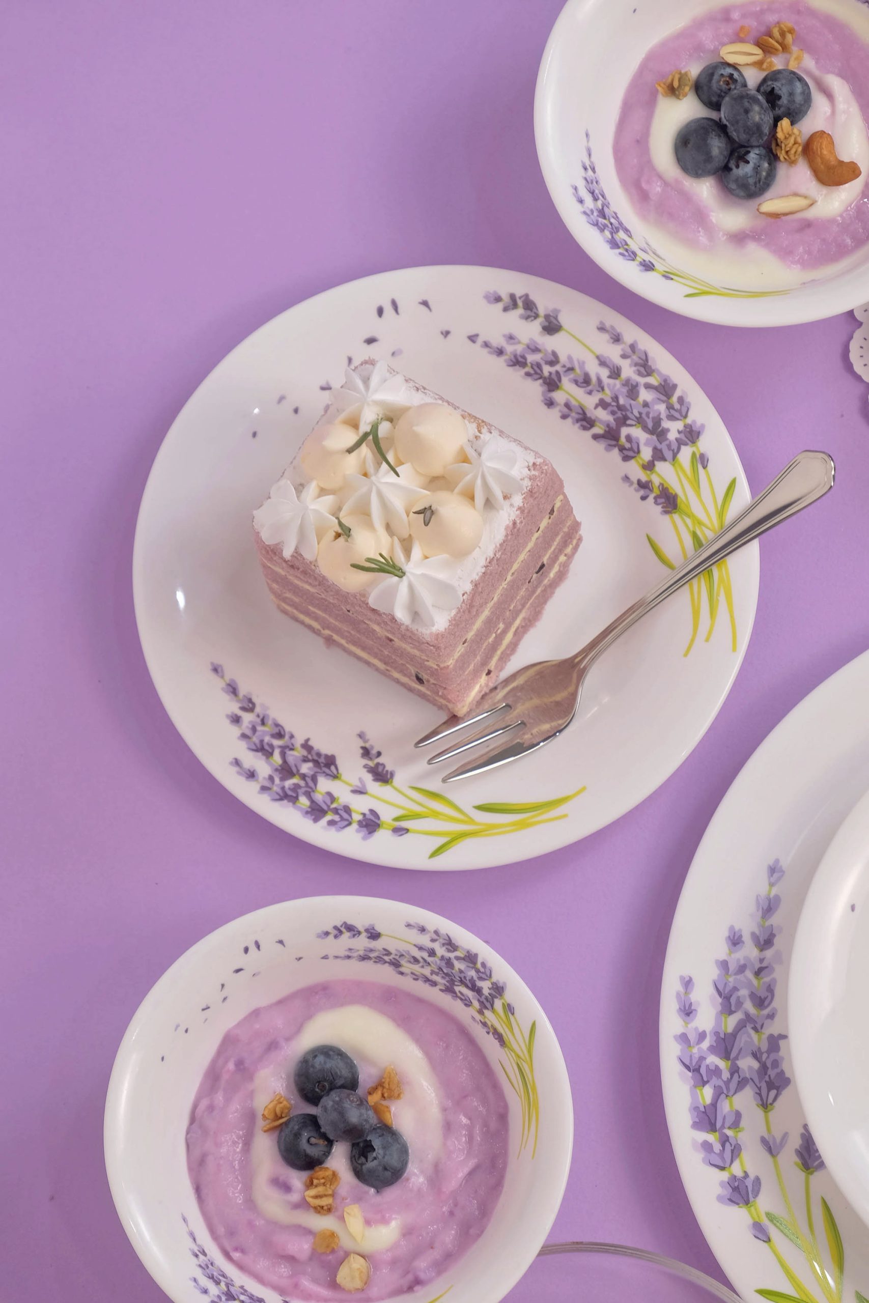 Dinexe Opal Glass Dinnerware Set 24pcs - Lavender