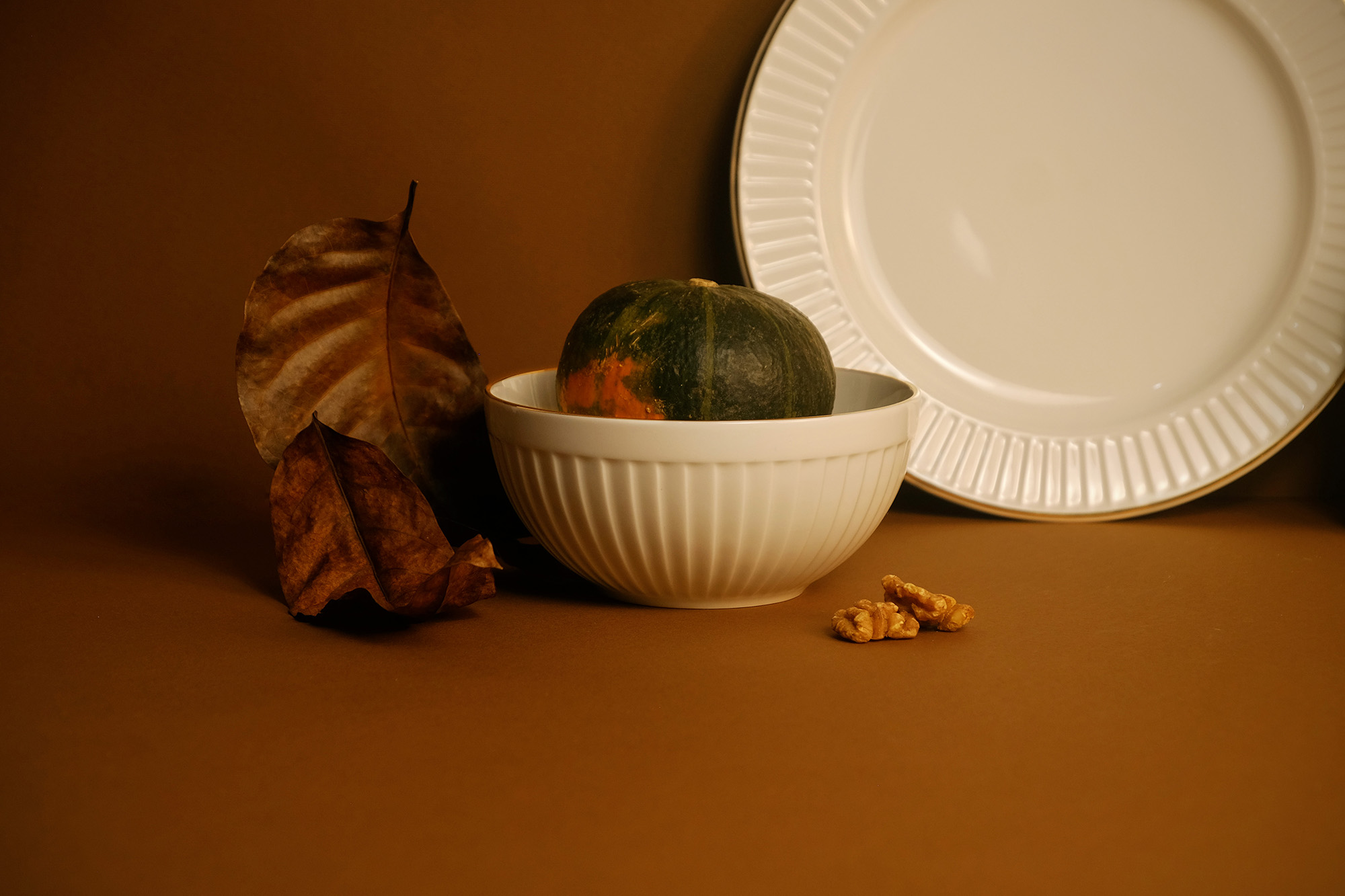 Drape Gold Dinner Plate