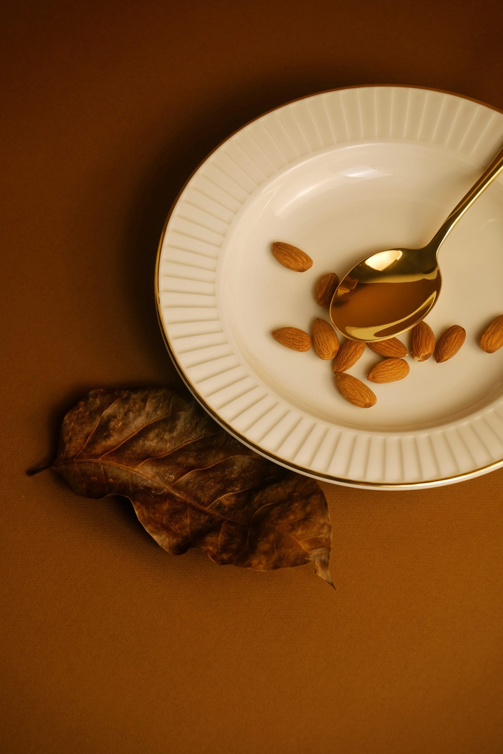 Drape Gold Soup Plate