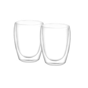 Doppio High Borosilicate Double Wall Glass 350ml Set 2pcs