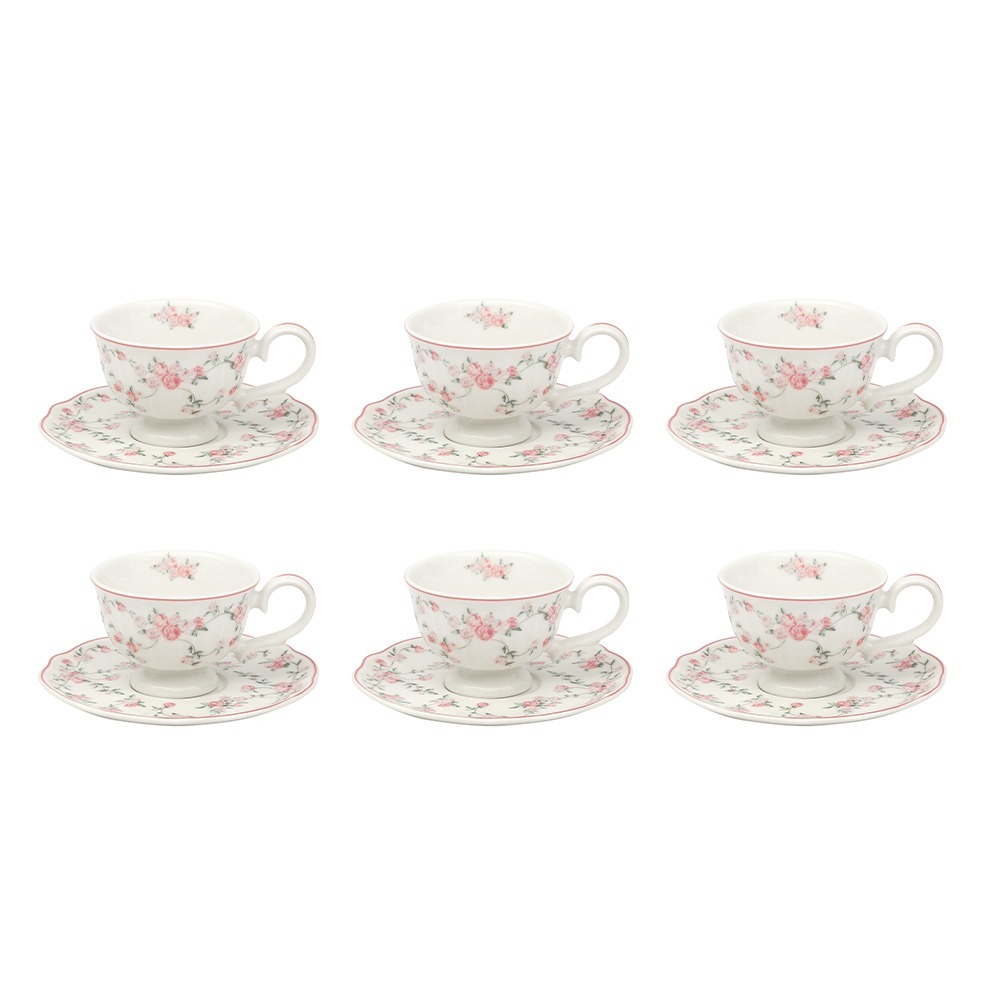 La Vie En Rose Cup & Saucer