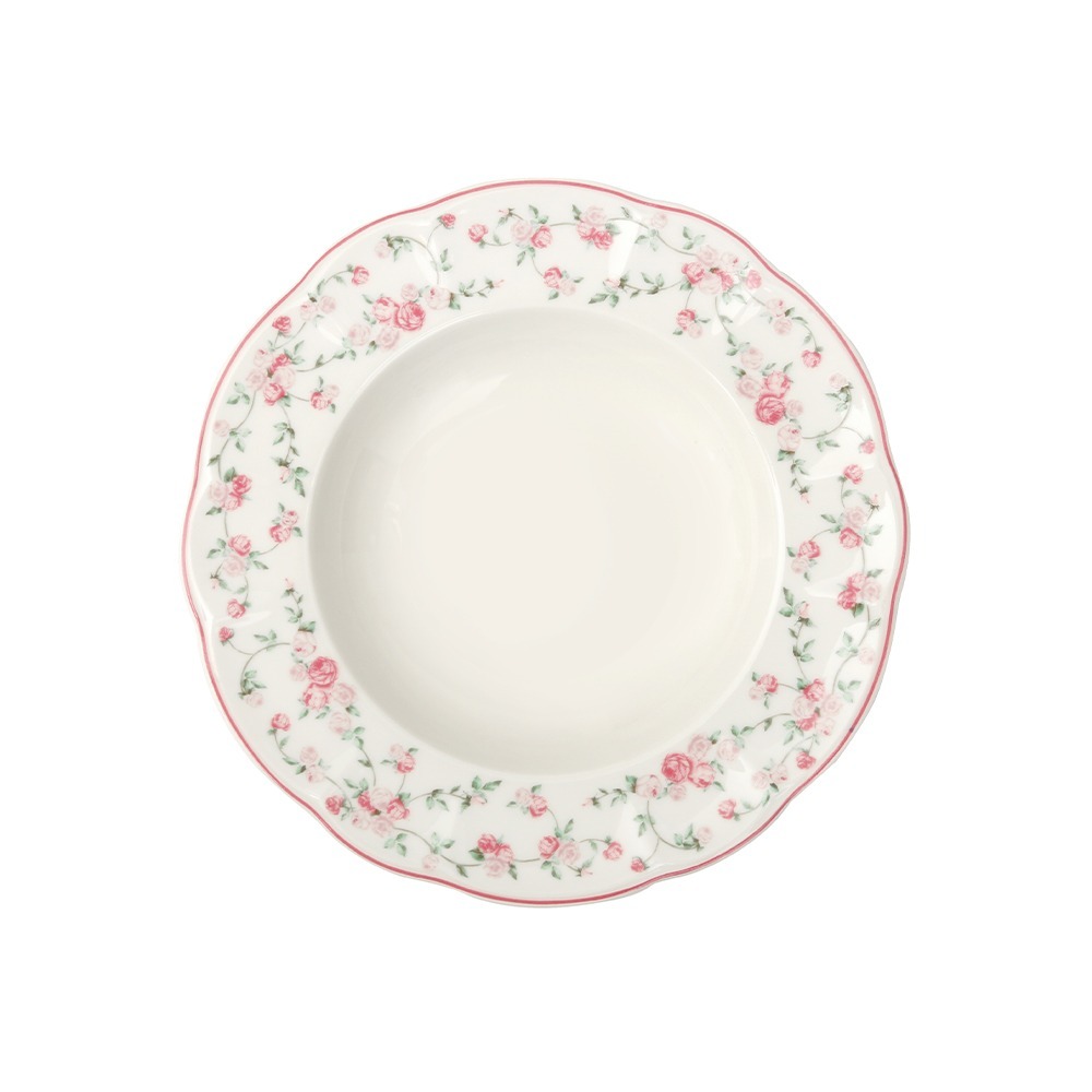 La Vie En Rose Soup Plate