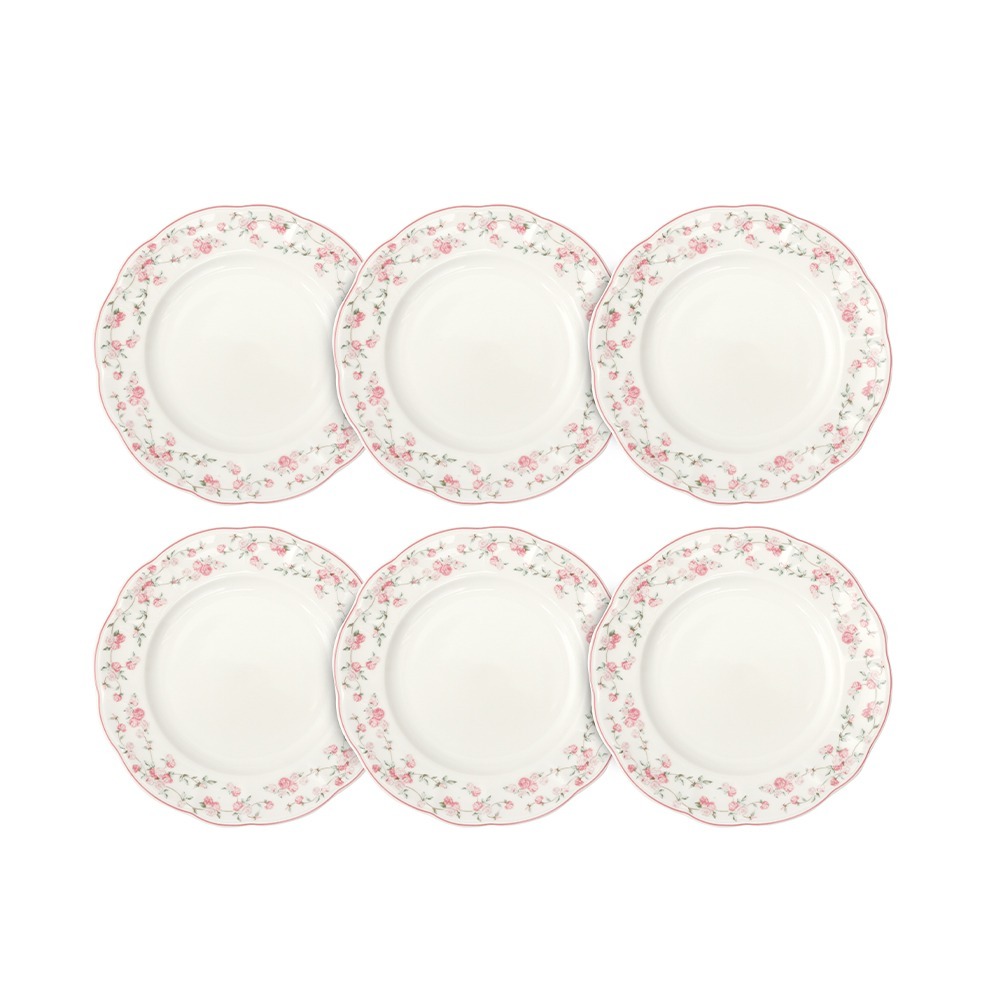 La Vie En Rose Dessert Plate