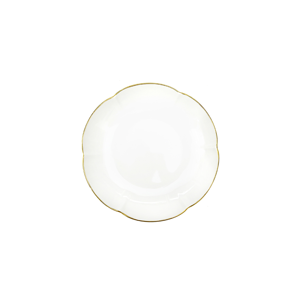 Bella Gold Coupe Soup Plate