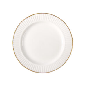 Drape Gold Dinner Plate