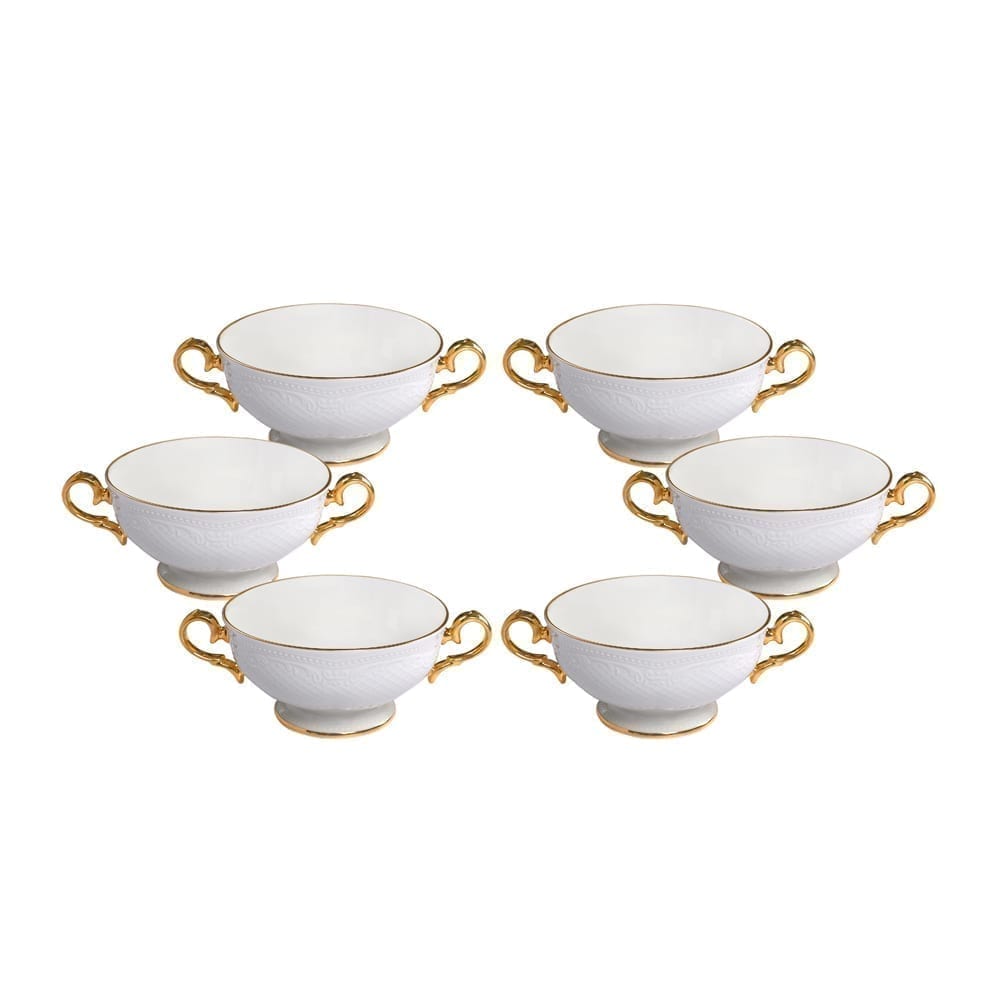 Noble Gold Footed Soup Cup