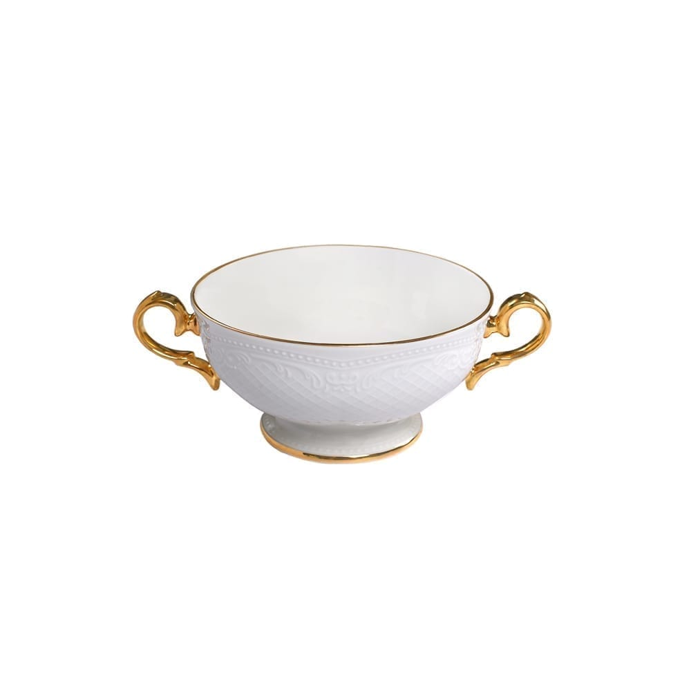 Noble Gold Footed Soup Cup
