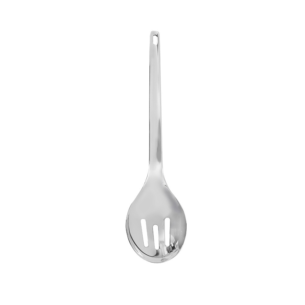 Leonardo Cutlery Serving Set 2pcs - Slotted Serving Spoon & Small Soup Ladle