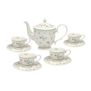La Clarte Teapot And Cup & Saucer Set 9pcs