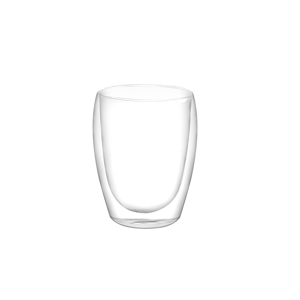 Doppio High Borosilicate Double Wall Glass 350ml Set 2pcs