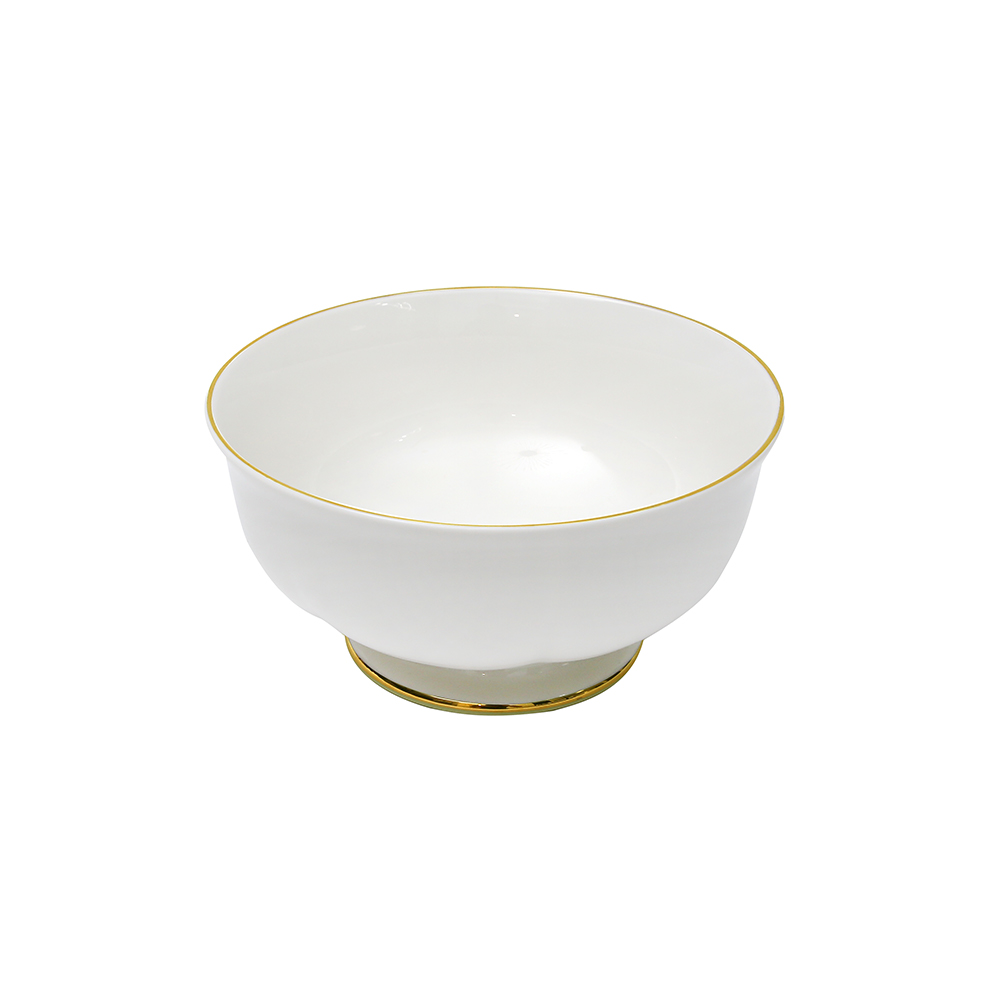 Bella Gold Salad Bowl