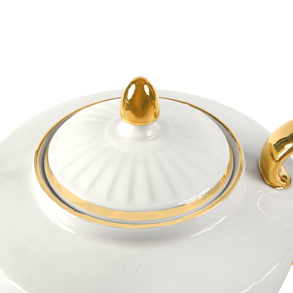 Drape Gold Teapot