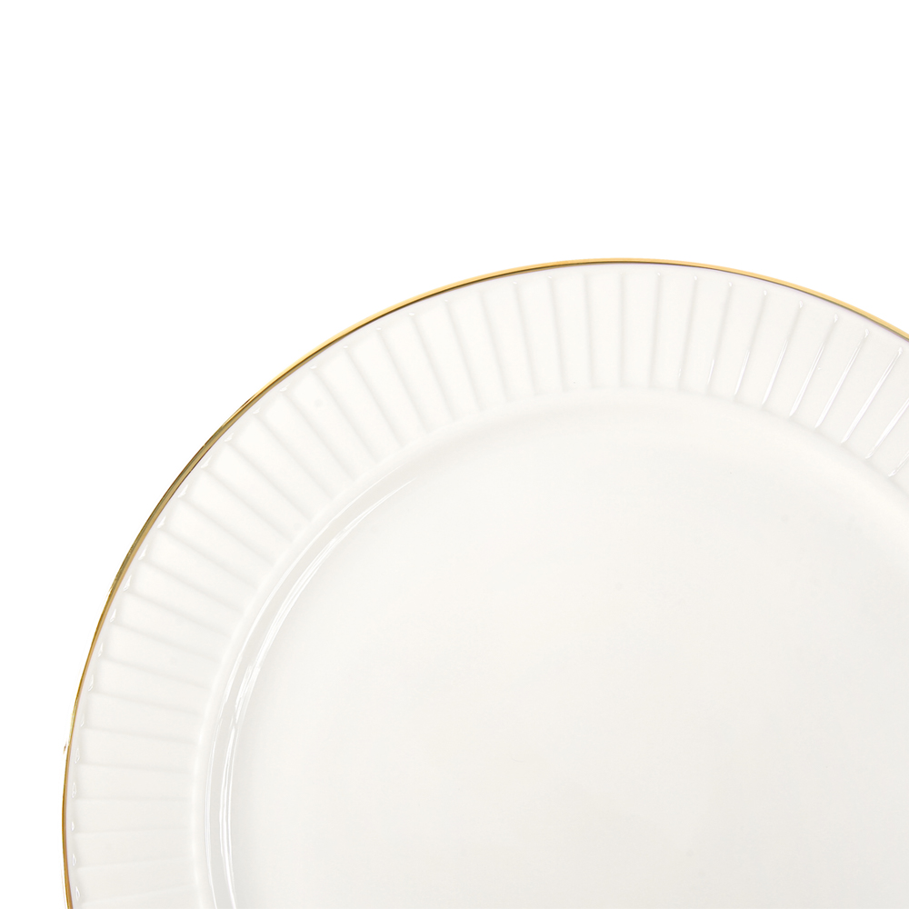 Drape Gold Round Platter