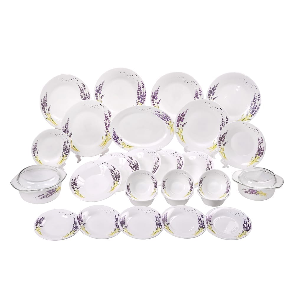Dinexe Opal Glass Dinnerware Set 24pcs - Lavender