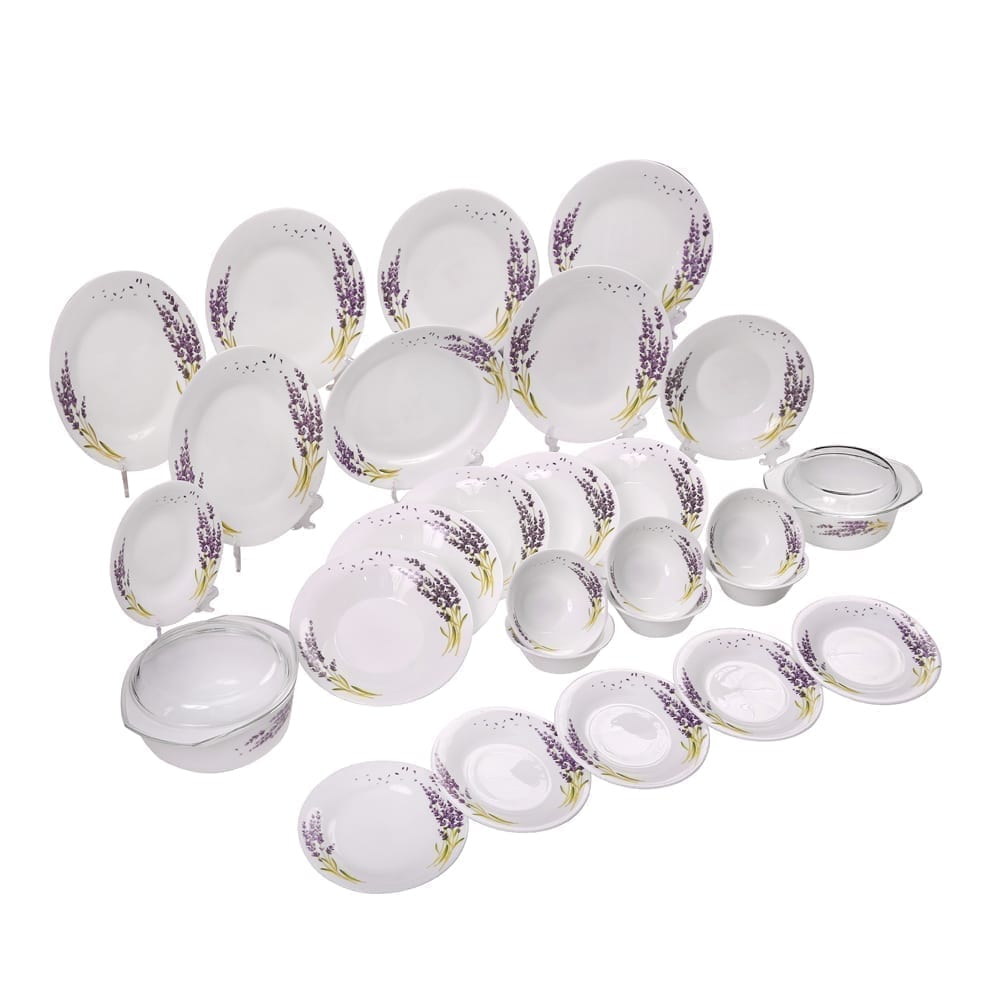 Dinexe Opal Glass Dinnerware Set 24pcs - Lavender
