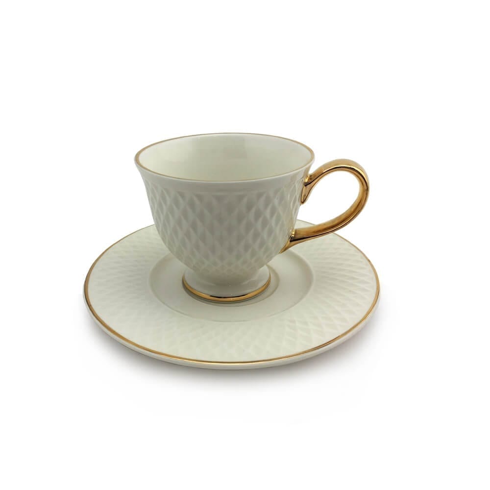 E'Clat Teapot and Cup & Saucer Set 13pcs