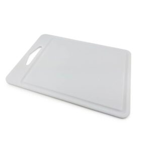 Fabian Rectangular Plastic Chopping Board L - White