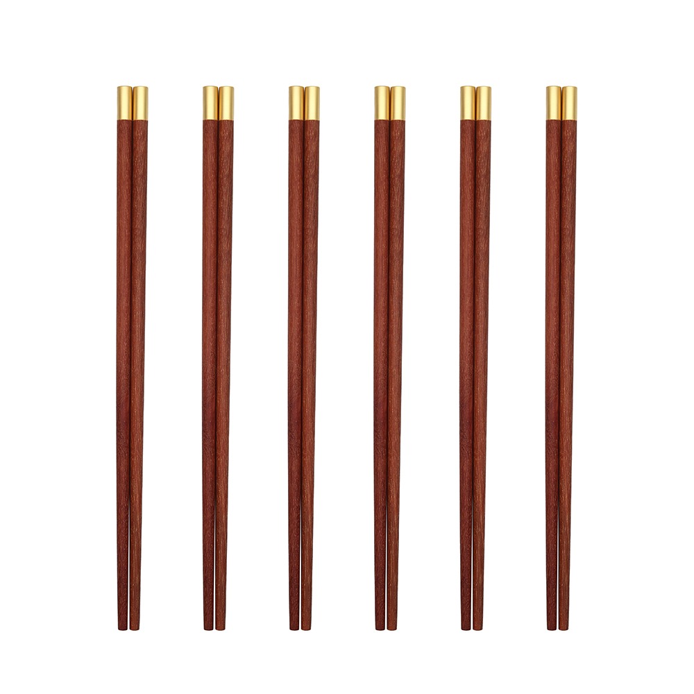 Harmonika Wooden Chopstick - Gold Top