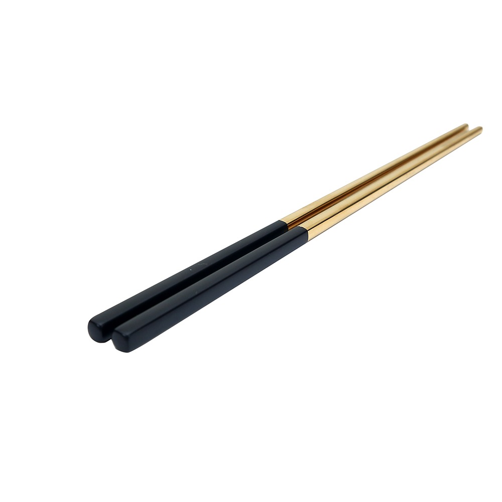 Harmonika Stainless Steel Chopstick - Black/Gold