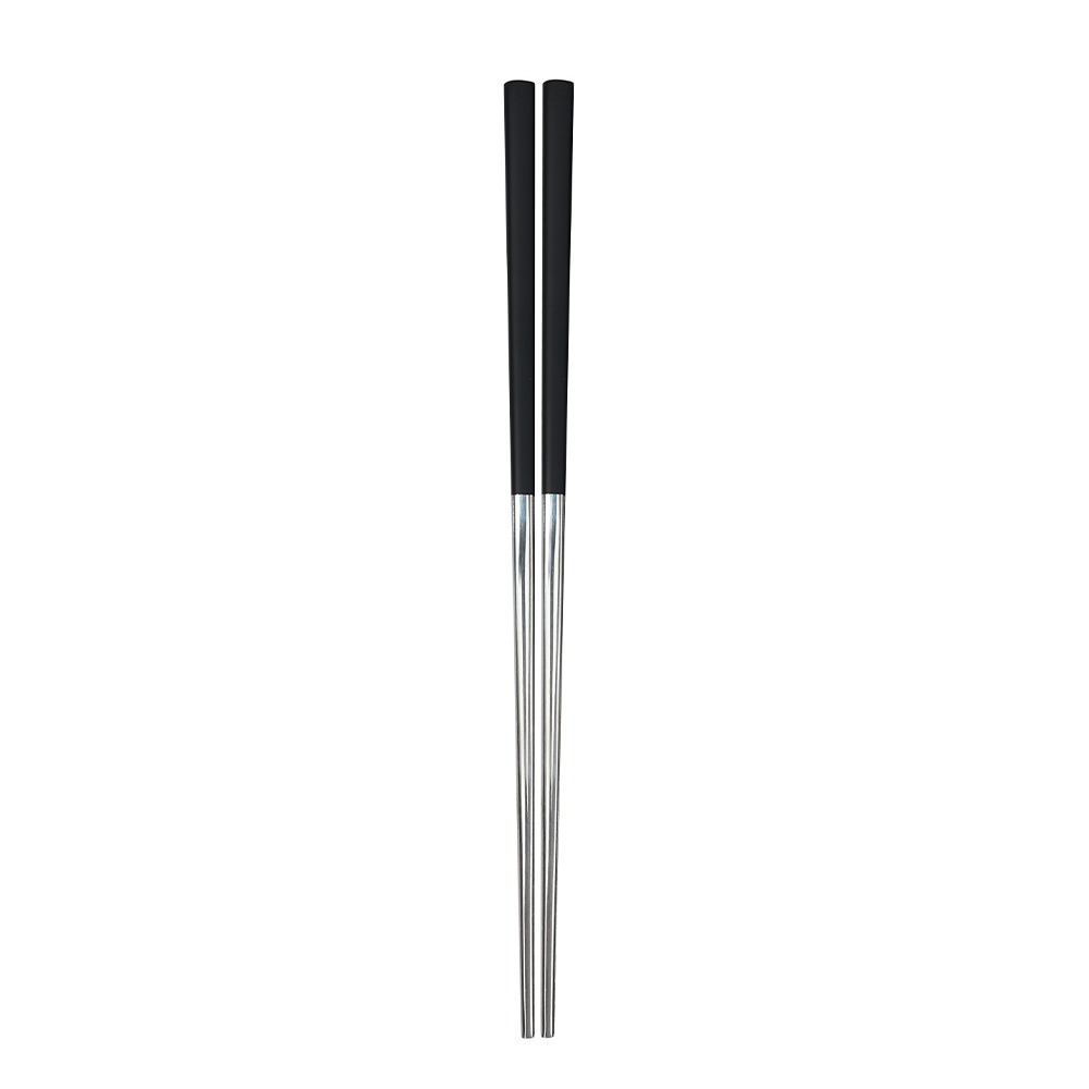 Harmonika Stainless Steel Chopstick - Black/Silver