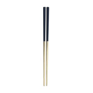 Harmonika Stainless Steel Chopstick - Black/Gold