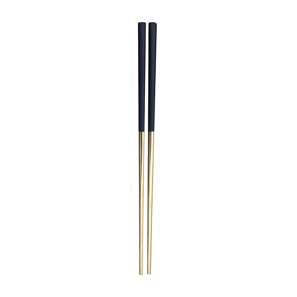 Harmonika Stainless Steel Chopstick - Black/Gold