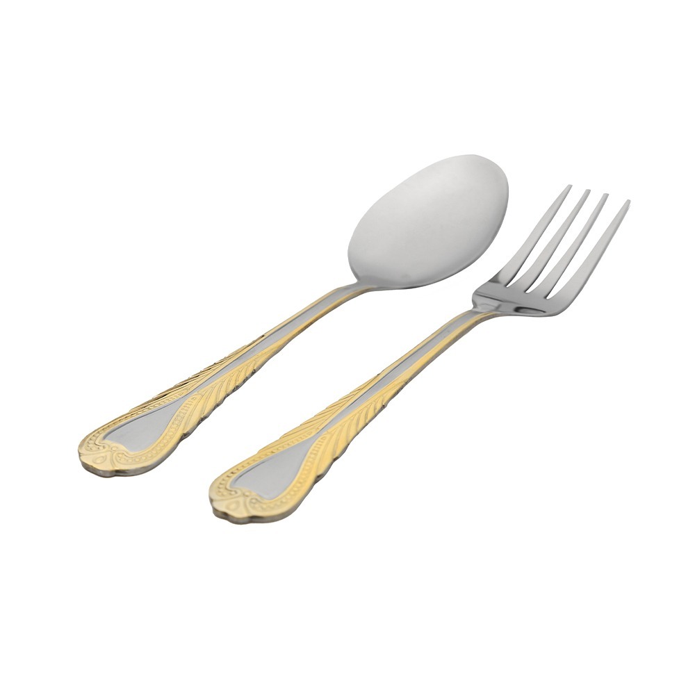Gold Edge Cutlery Set 12pcs - Momento Ermas
