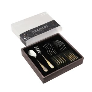 Gold Edge Cutlery Set 12pcs - Momento Ermas