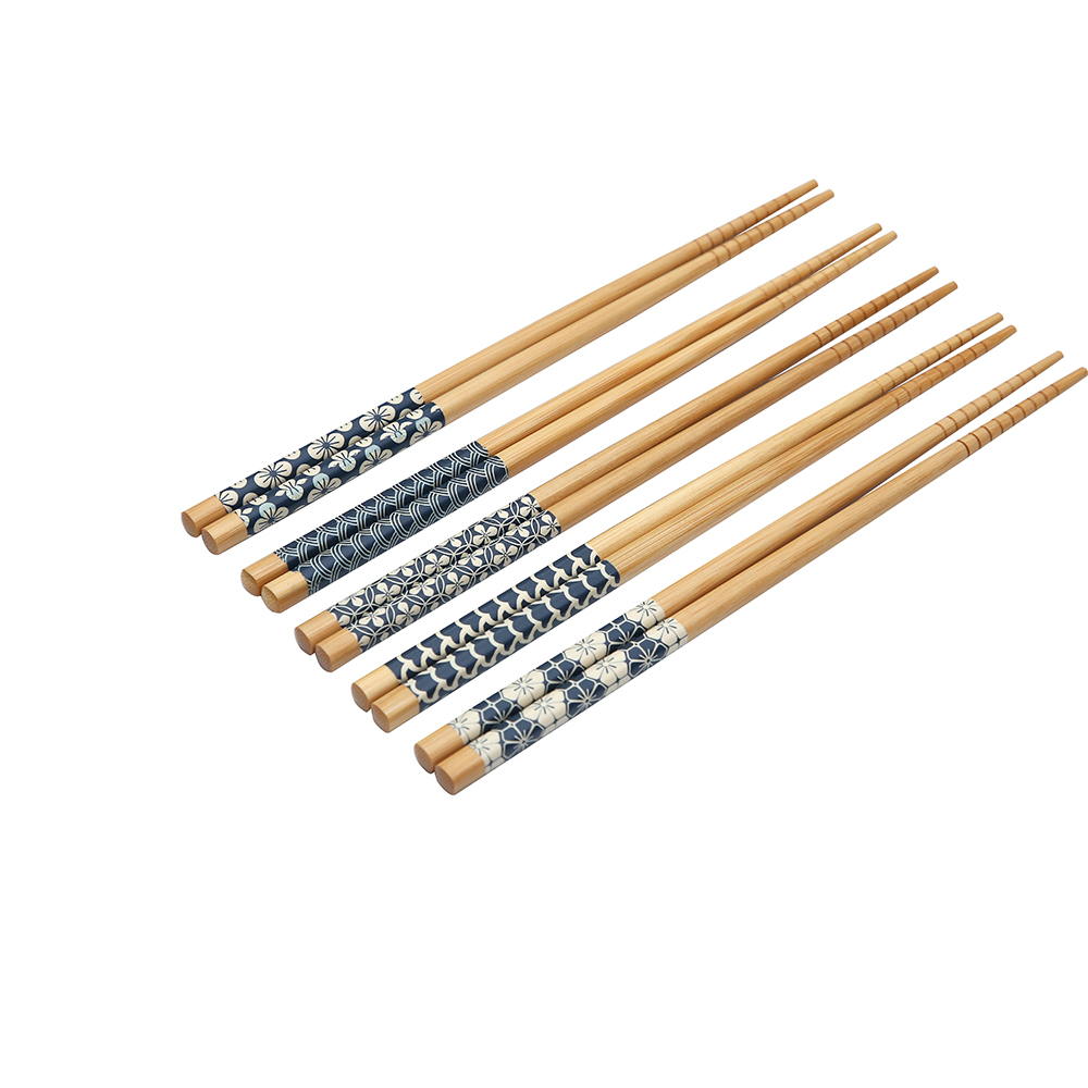 Harmonika Bamboo Chopstick Set 5 Pairs - Dahwa