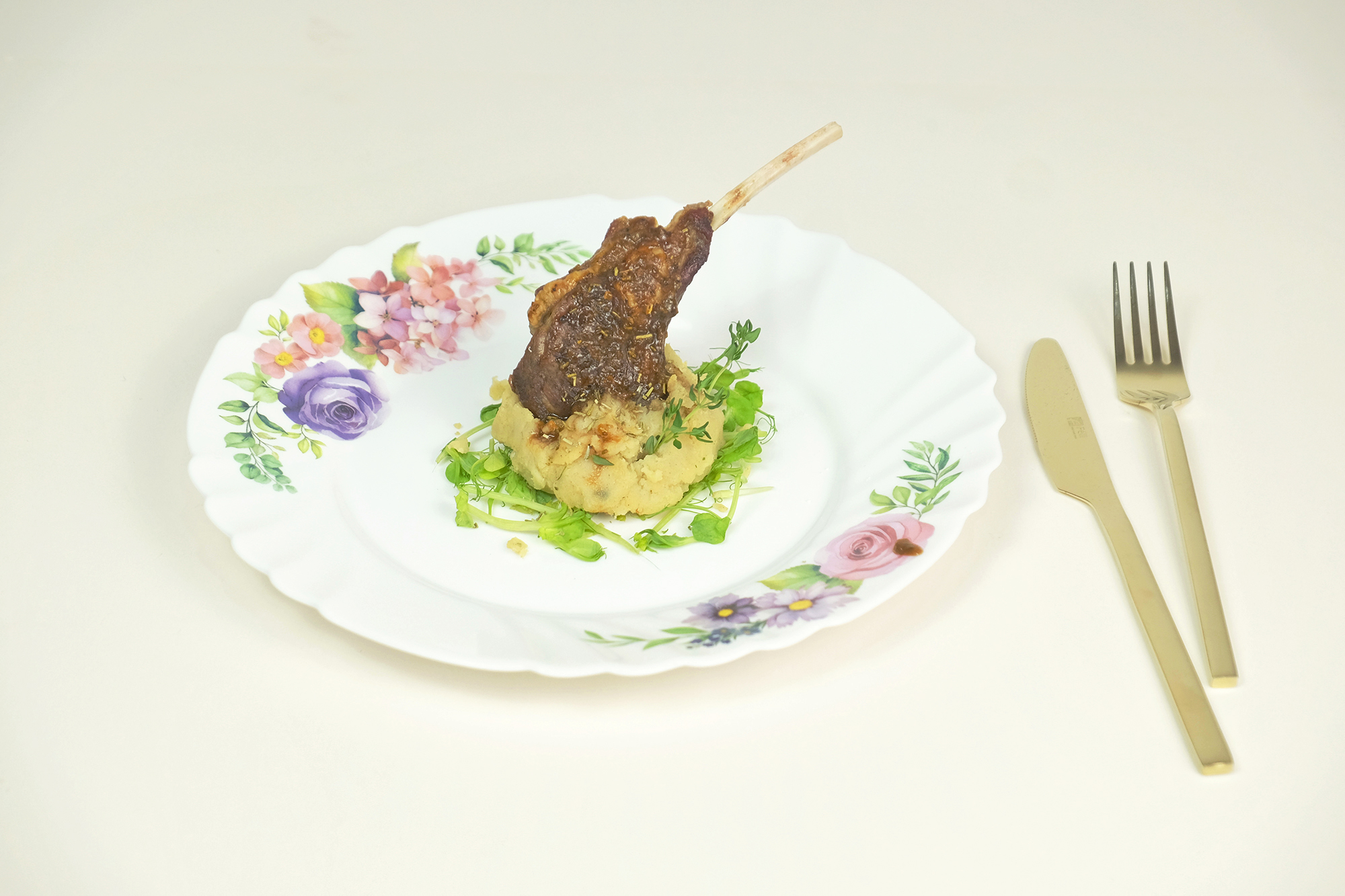 Dinexe Opal Glass Dinner Plate 10" Set 2pcs - La' Rossa