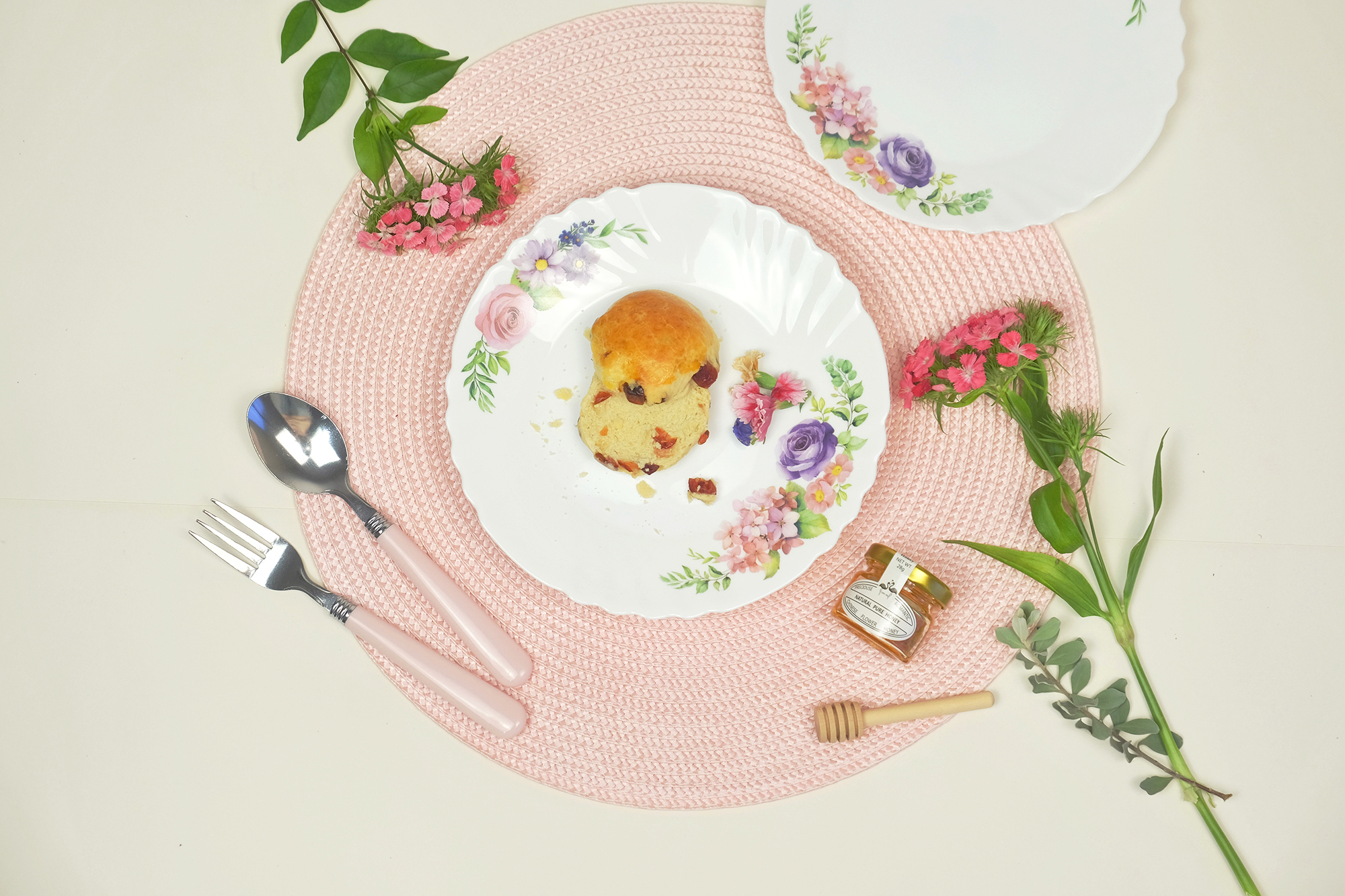 Ecolock High Borosilicate & Opal Glass Serveware Combo Set 5pcs - La' Rossa (With Free Gift)