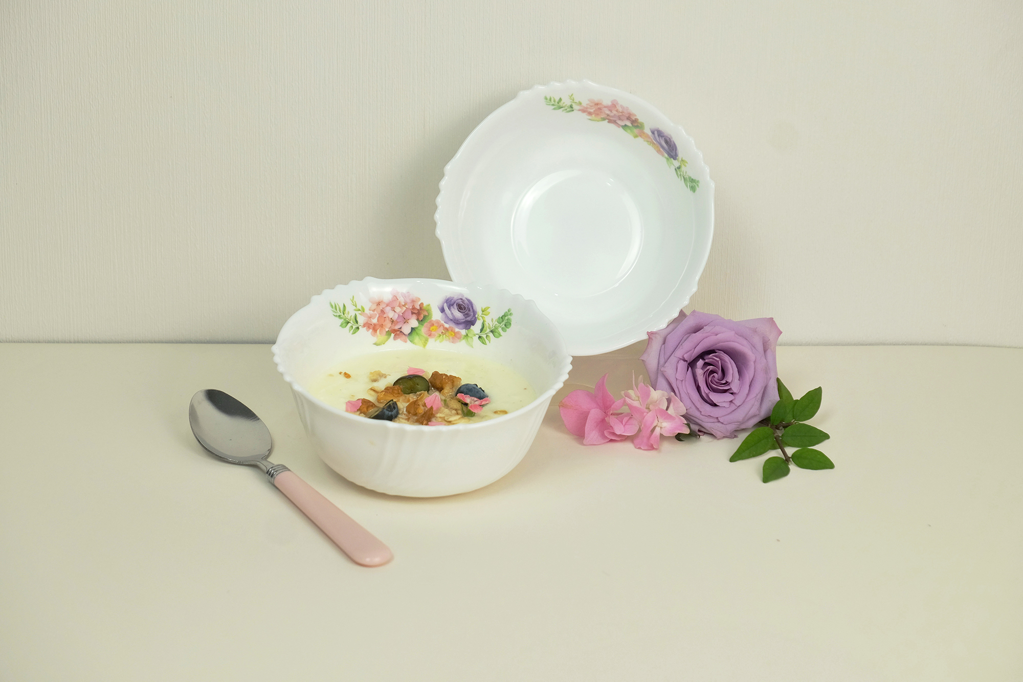 Dinexe Opal Glass Soup Bowl 5.5" Set 2pcs - La' Rossa