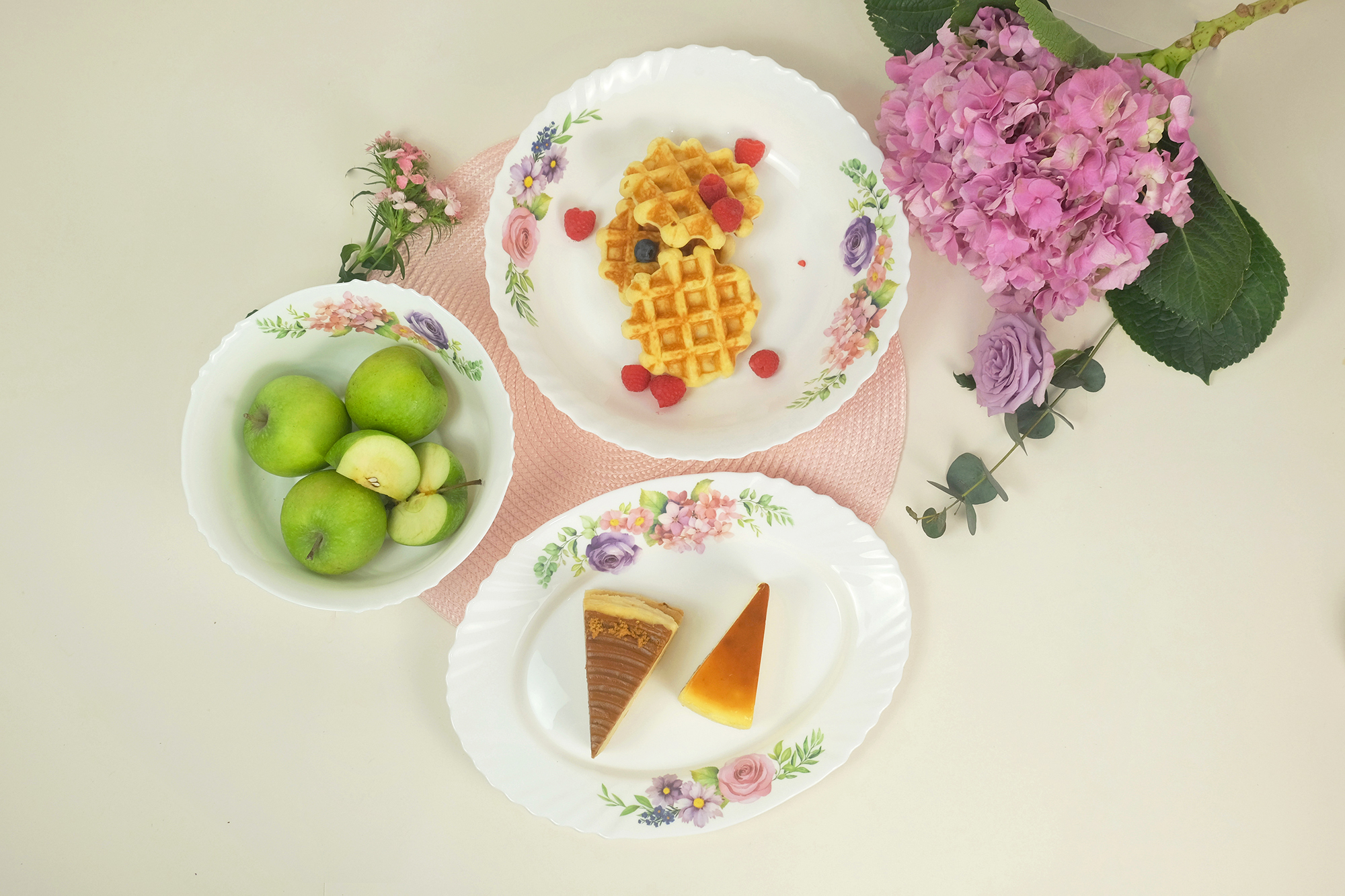 Dinexe Opal Glass Serving Deep Plate 11" Set 2pcs - La' Rossa