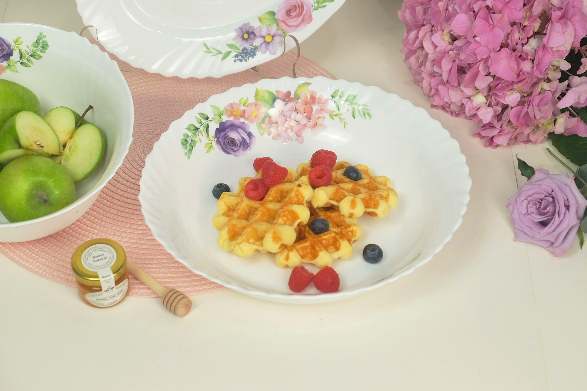 Dinexe Opal Glass Serving Deep Plate 11" Set 2pcs - La' Rossa