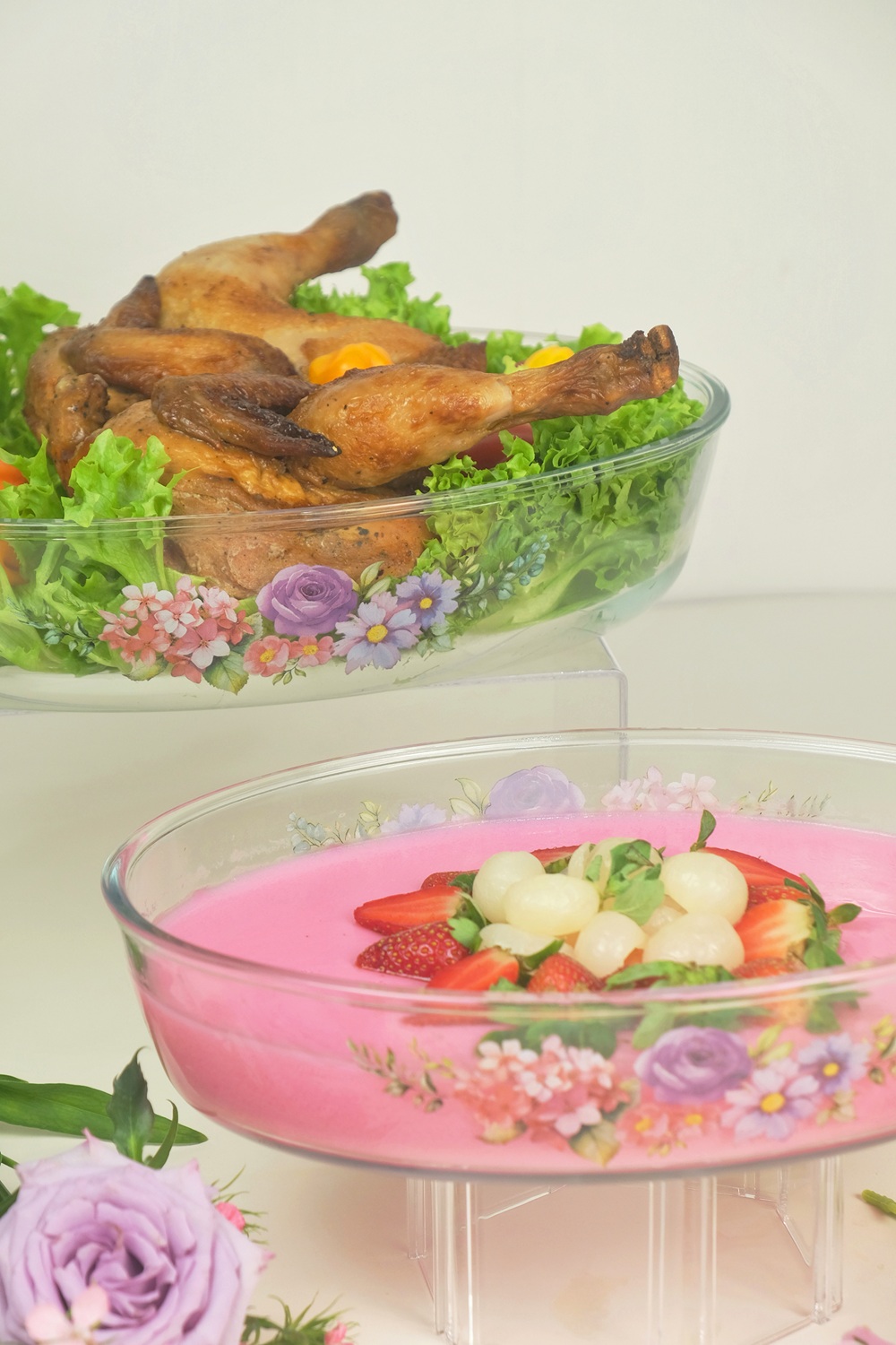 Ecolock High Borosilicate Glass Oval Baking Dish Set 2pcs - La' Rossa