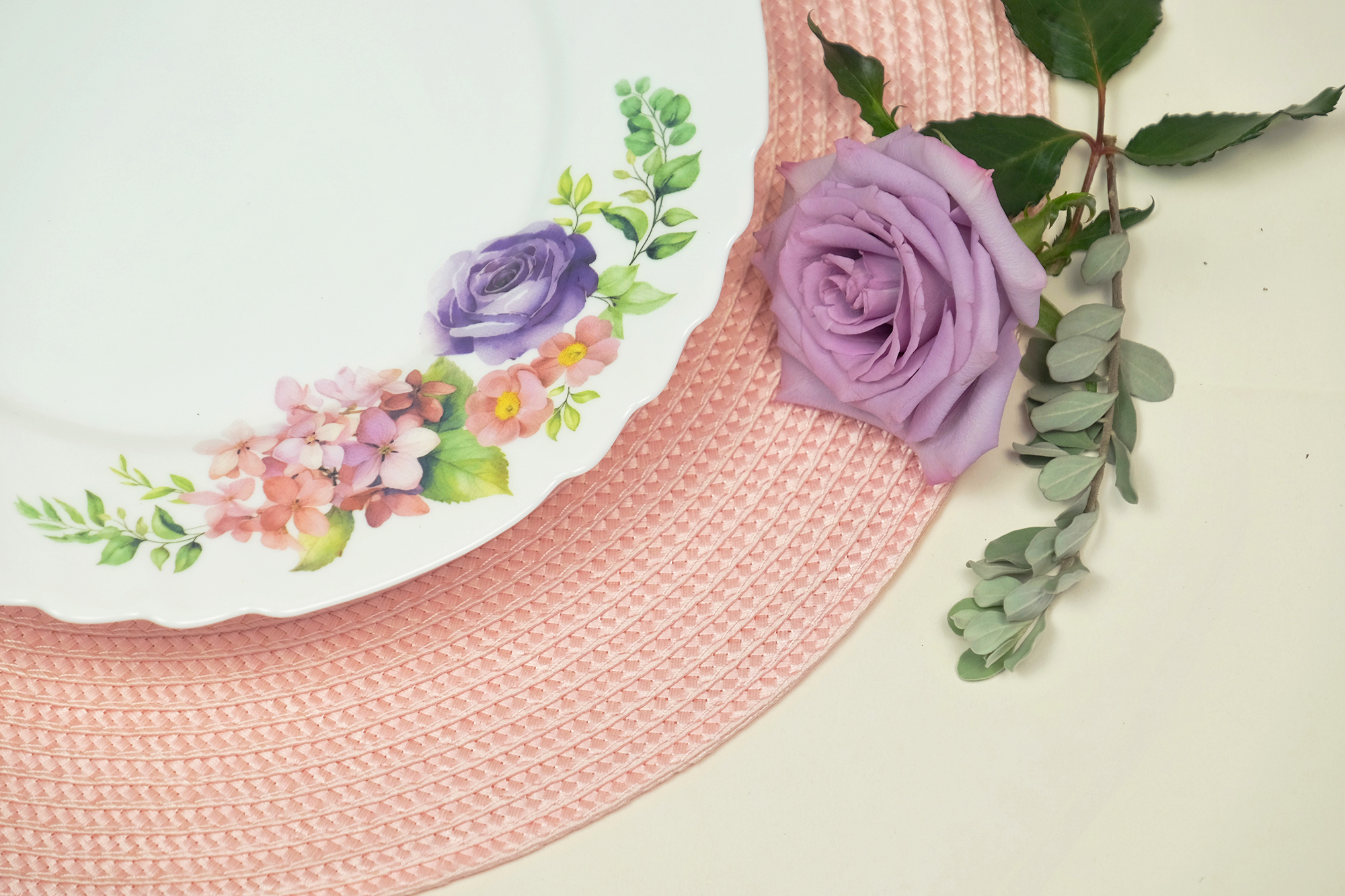 Dinexe Opal Glass Dinnerware Set 24pcs - La' Rossa