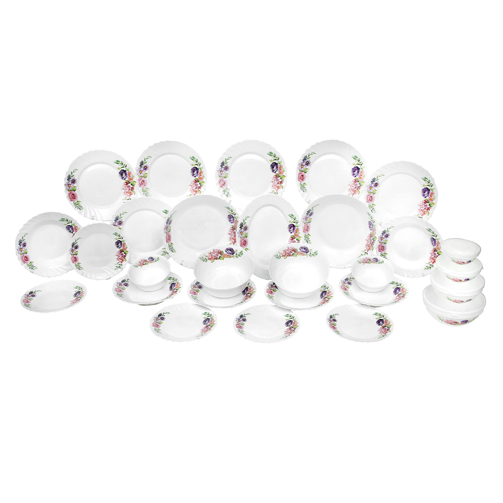 Dinexe Opal Glass Dinnerware Set 24pcs - La' Rossa