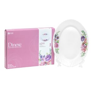 Dinexe Opal Glass Serving Oval Plate 12" Set 1pcs - La' Rossa