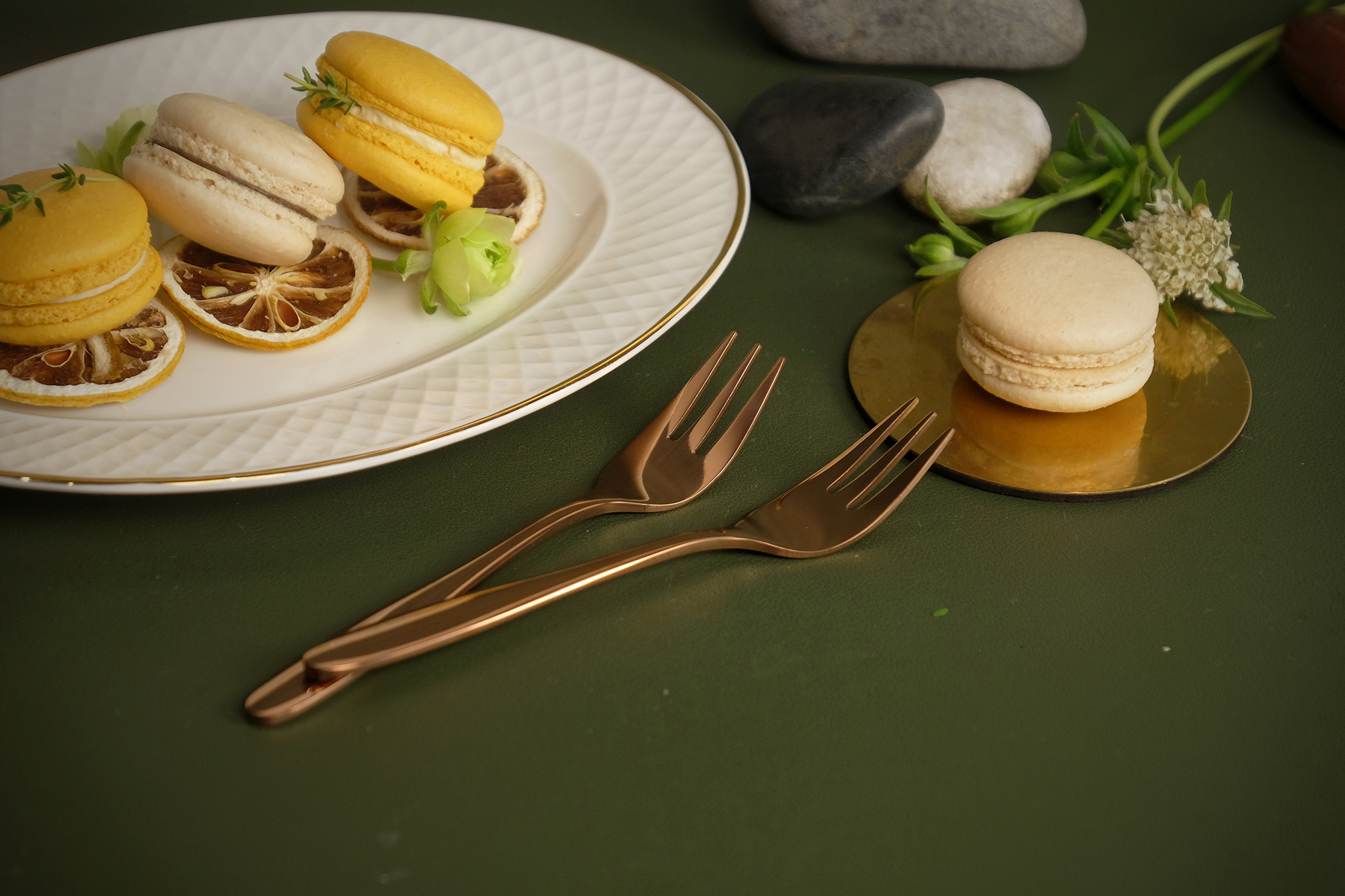 Shirakawa Rose Gold Cake Fork