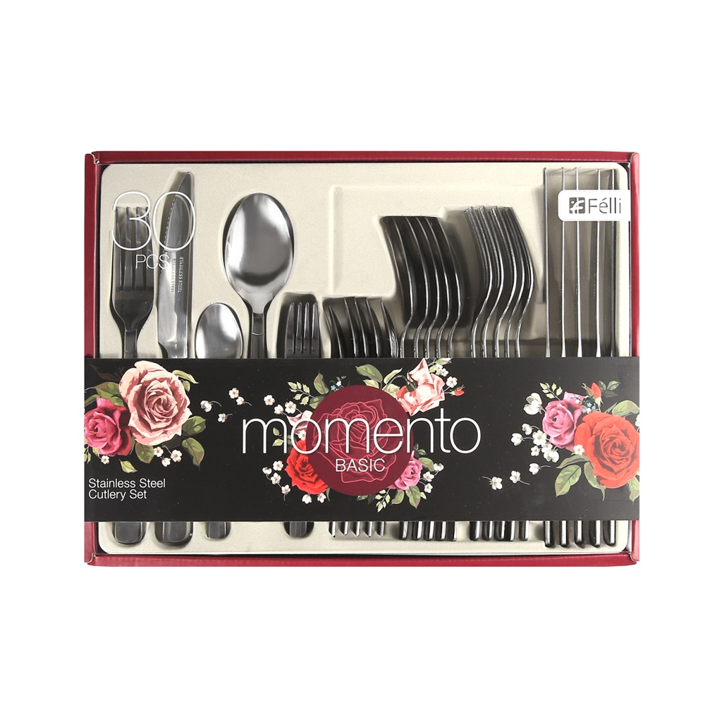 Simply Living Cutlery Set 30pcs (FREE 2pcs Serving Spoon)