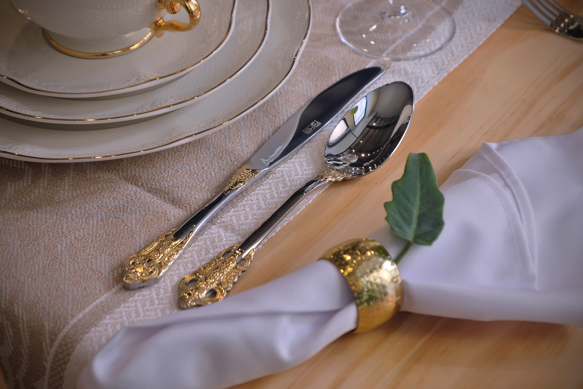 Majestica Gold Dinner Spoon