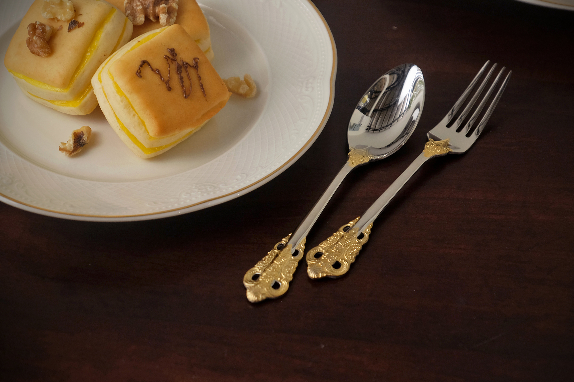 Majestica Gold Cake Fork