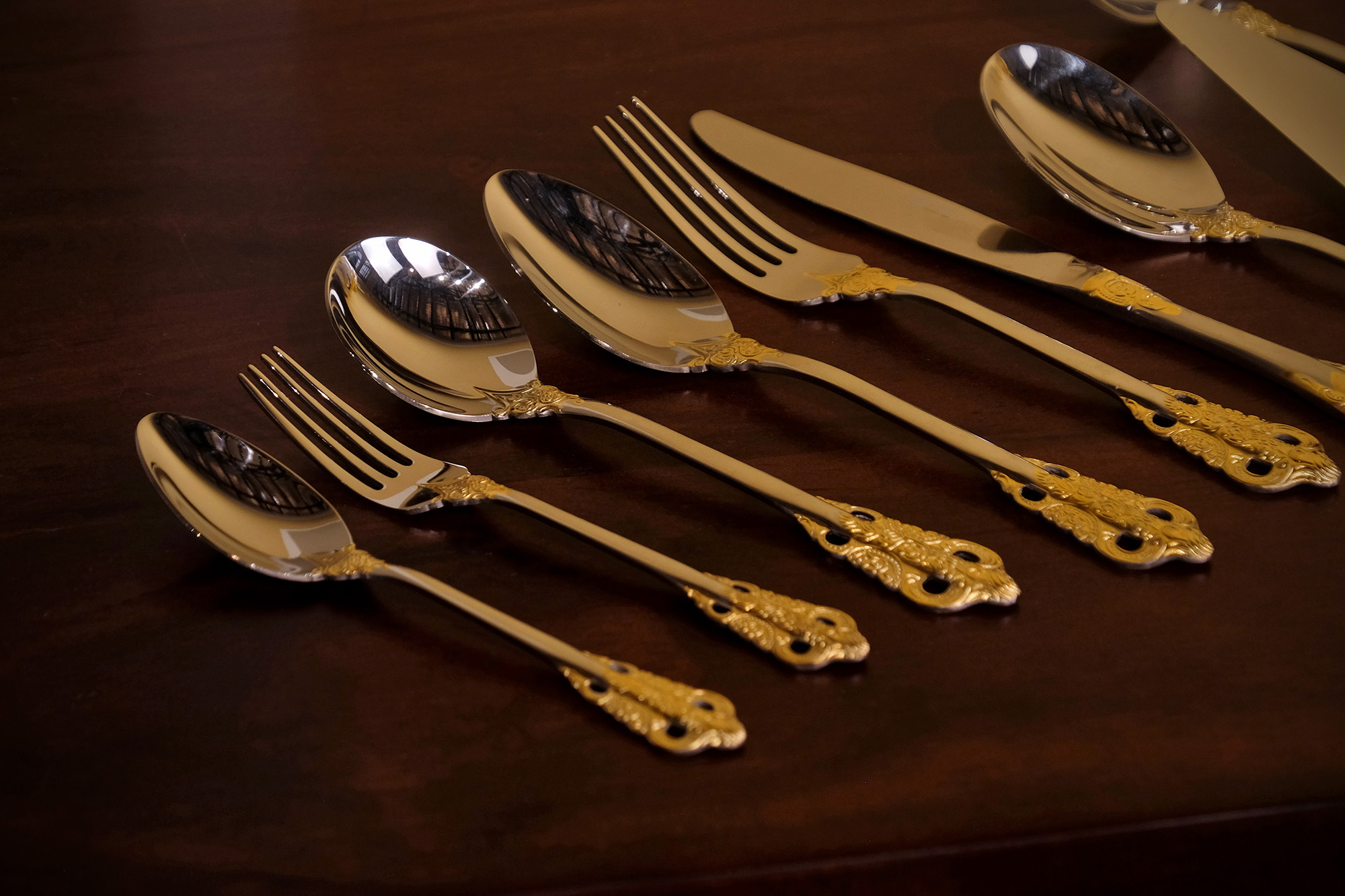 Majestica Gold Soup Spoon