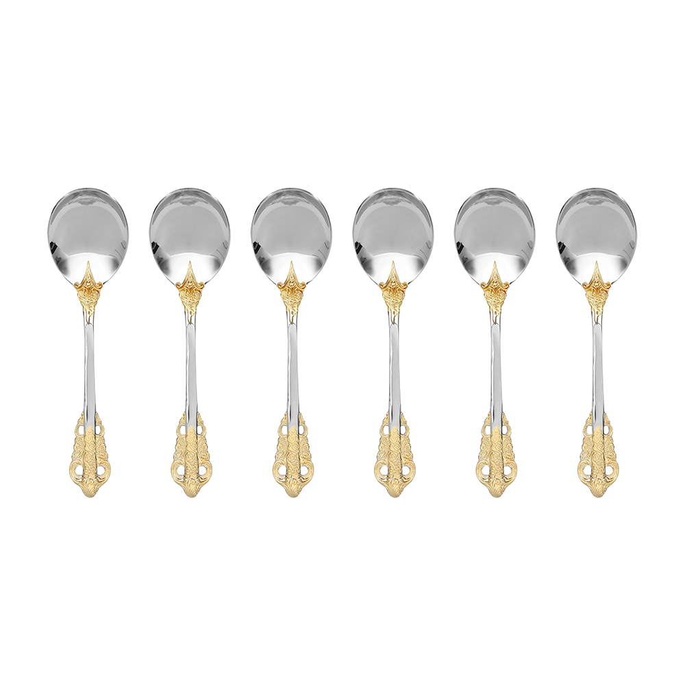 Majestica Gold Soup Spoon