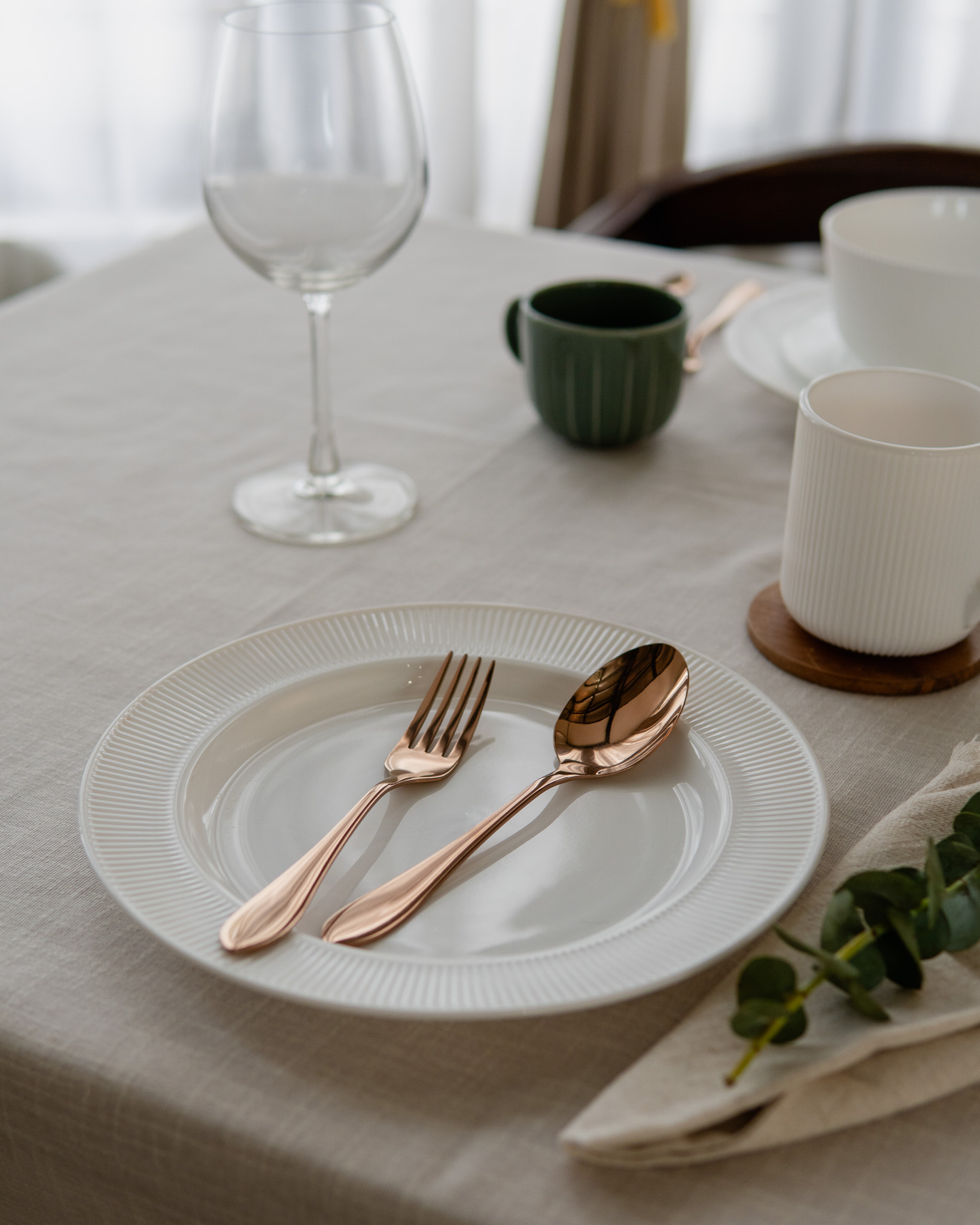 Montreal Rose Gold Cutlery Set 12pcs