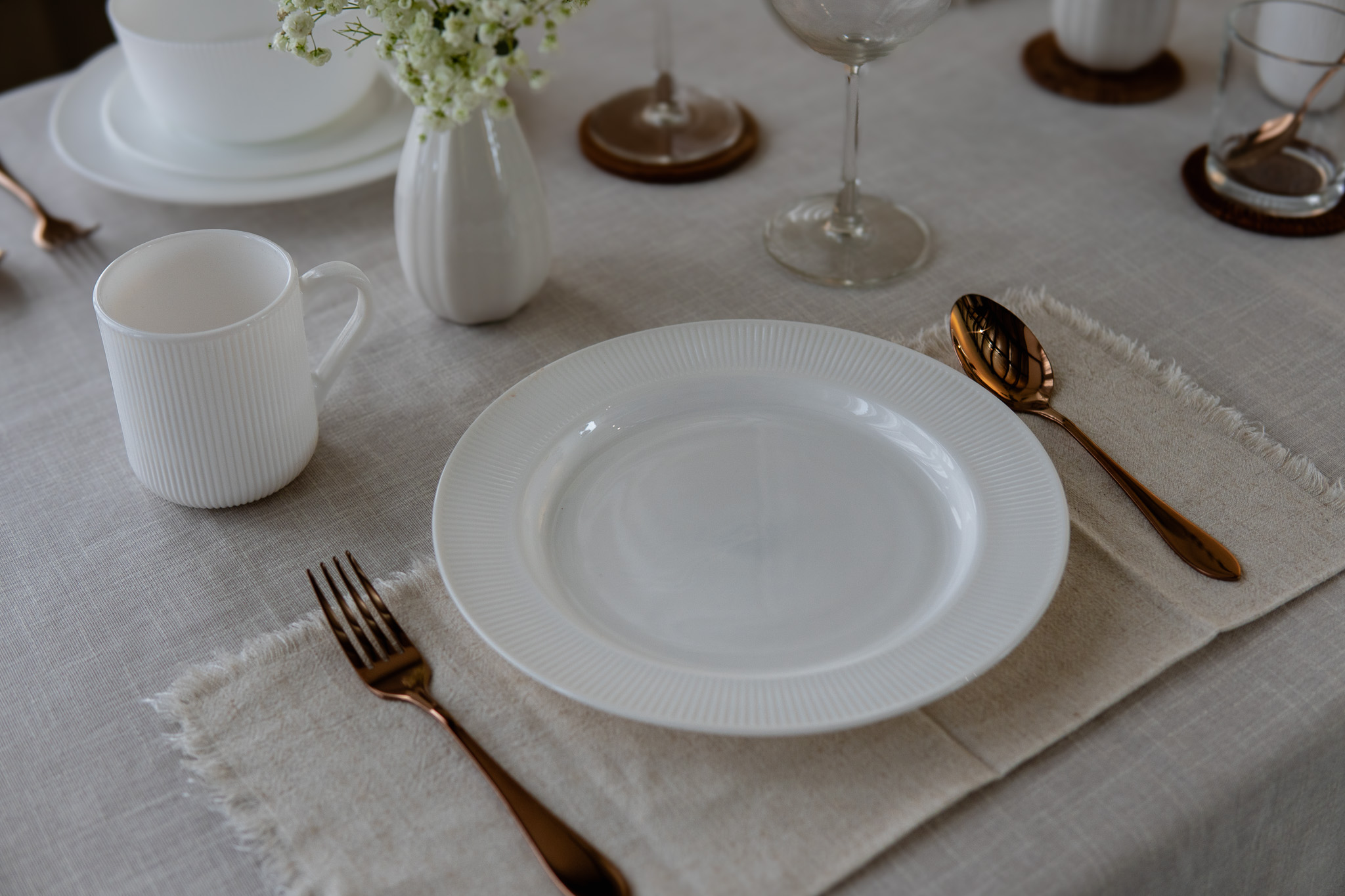 Montreal Rose Gold Cutlery Set 12pcs