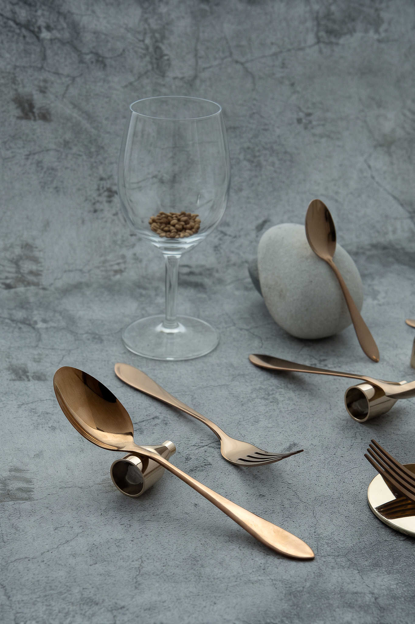 Montreal Rose Gold Cutlery Set 12pcs