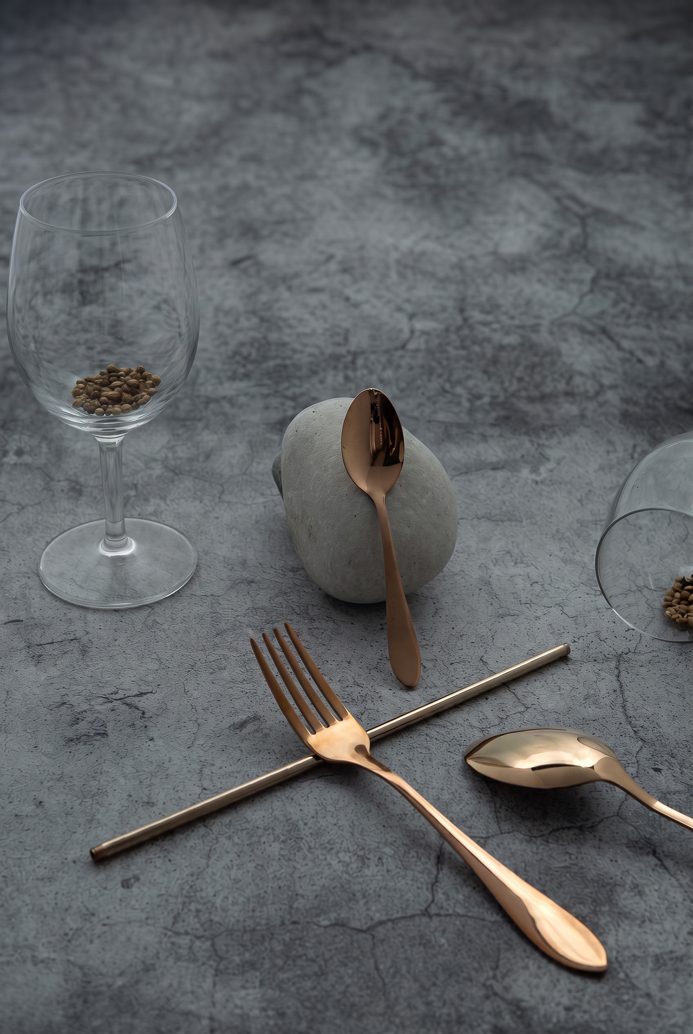Montreal Rose Gold Cutlery Set 12pcs
